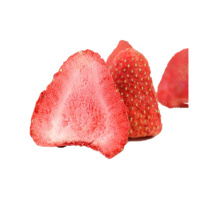 Fraise lyophilisée de fraise FD de fruits de la nature 100% fendue pour faire le casse-croûte